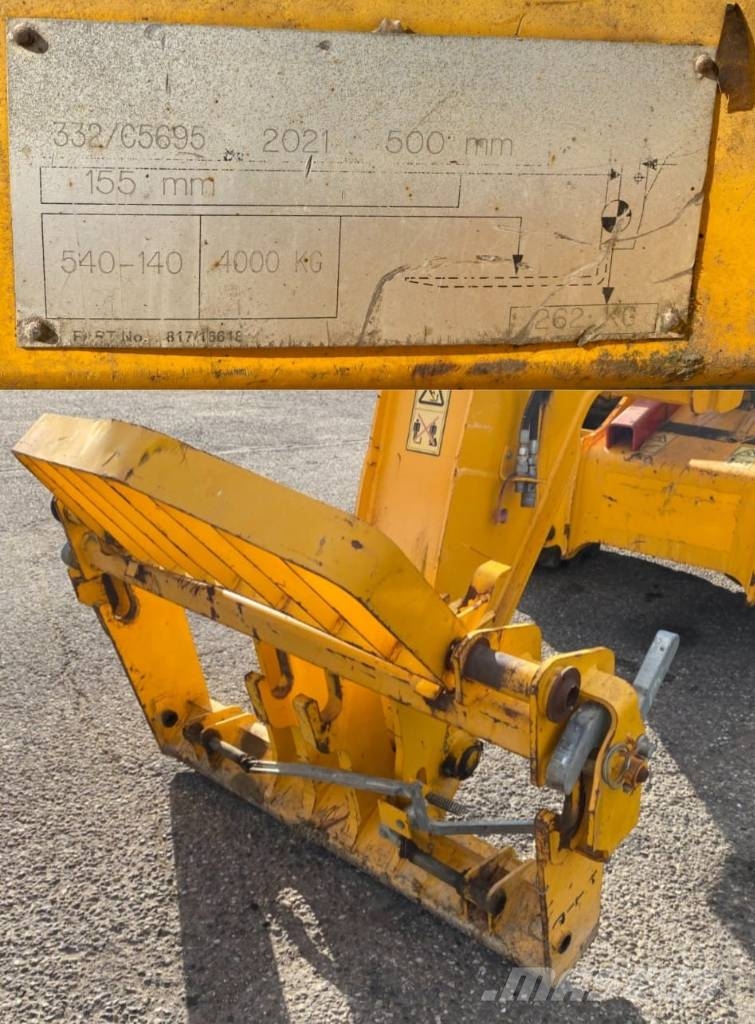 JCB 540-140 -1er Main endommagé Teleskopski utovarivači na kotačima