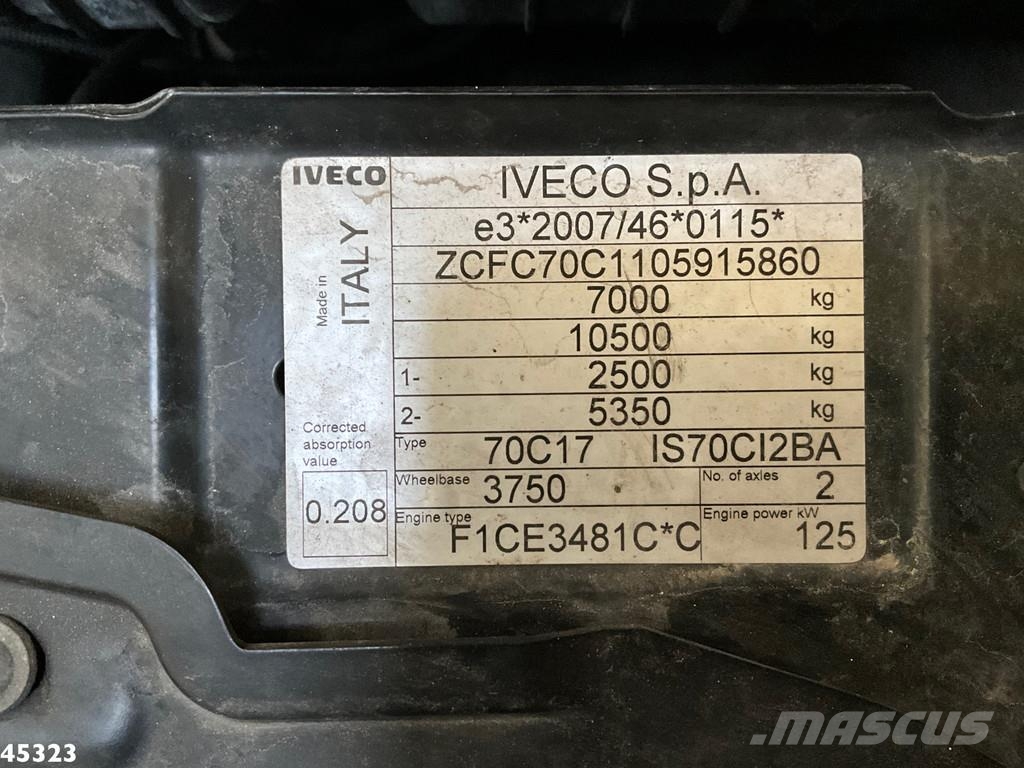 Iveco Daily 70C17 Nido zoutstrooier Снігозбиральні машини