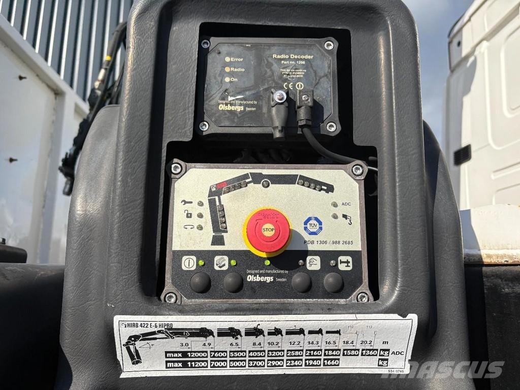 Scania R 450 + HIAB 422 E-6---6X EXT.+ EURO 6 + 6X2 + STE Γερανοί παντός εδάφους