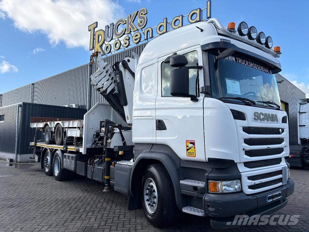 Scania R 450 + HIAB 422 E-6---6X EXT.+ EURO 6 + 6X2 + STE автокрани
