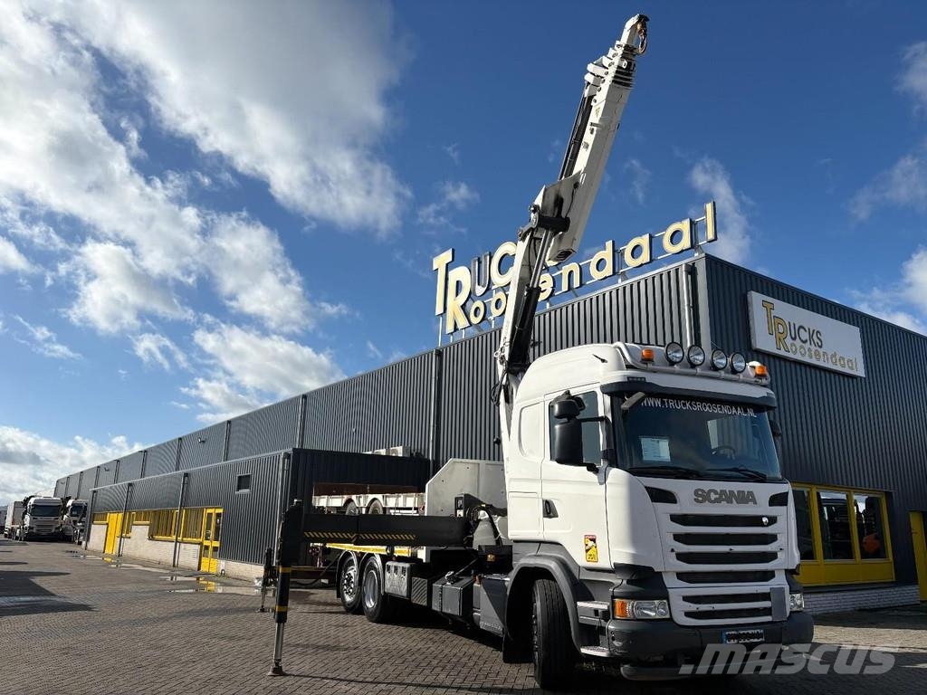 Scania R 450 + HIAB 422 E-6---6X EXT.+ EURO 6 + 6X2 + STE автокрани