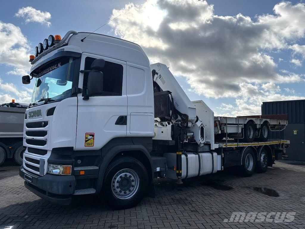 Scania R 450 + HIAB 422 E-6---6X EXT.+ EURO 6 + 6X2 + STE автокрани
