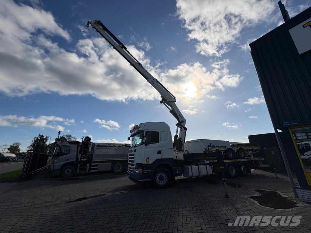 Scania R 450 + HIAB 422 E-6---6X EXT.+ EURO 6 + 6X2 + STE автокрани