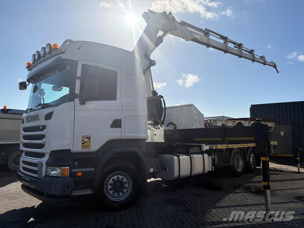 Scania R 450 + HIAB 422 E-6---6X EXT.+ EURO 6 + 6X2 + STE Γερανοί παντός εδάφους