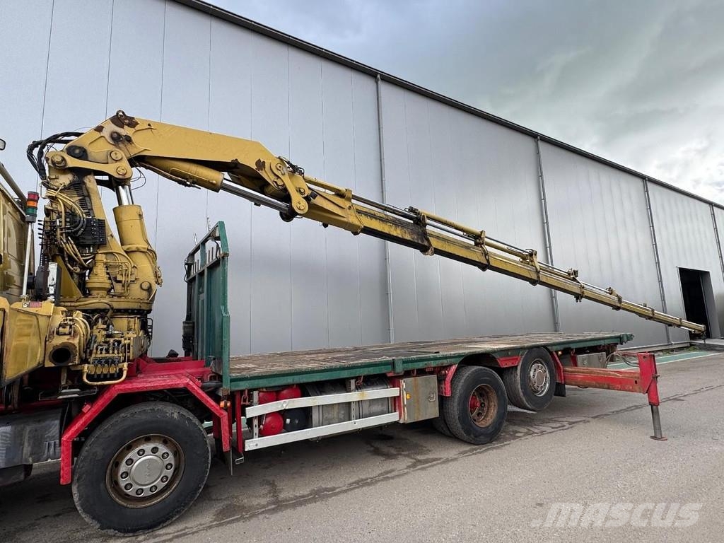 Scania 124 G 8X2 + HIAB 700 E-8 + REMOTE CONTROL Camion con sponde ribaltabili