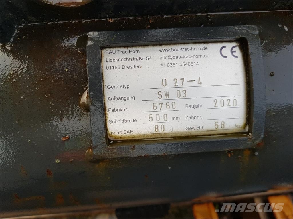 Bau Trac Tieflöffel MS03 Rad 500mm Excavator