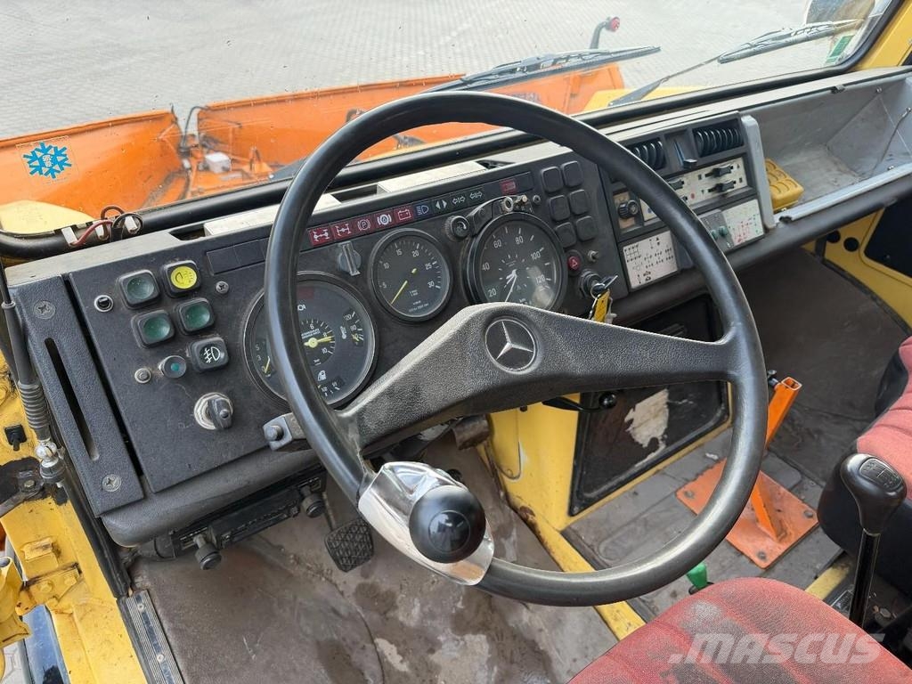 MB Trac Unimog U 1000 3-way tipper - Snow Plow Traktoren