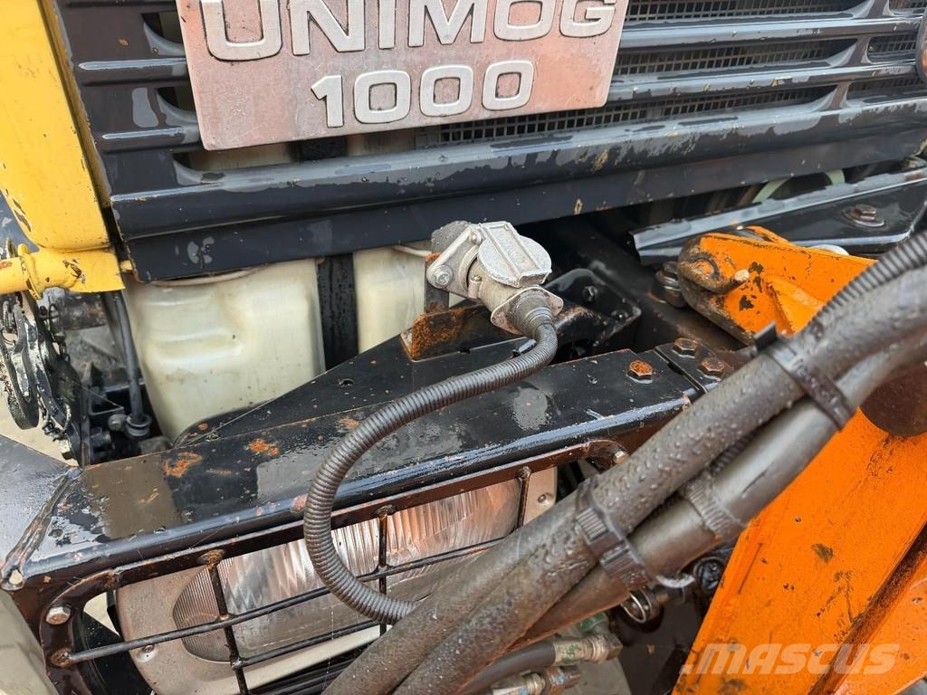 MB Trac Unimog U 1000 3-way tipper - Snow Plow Traktoren