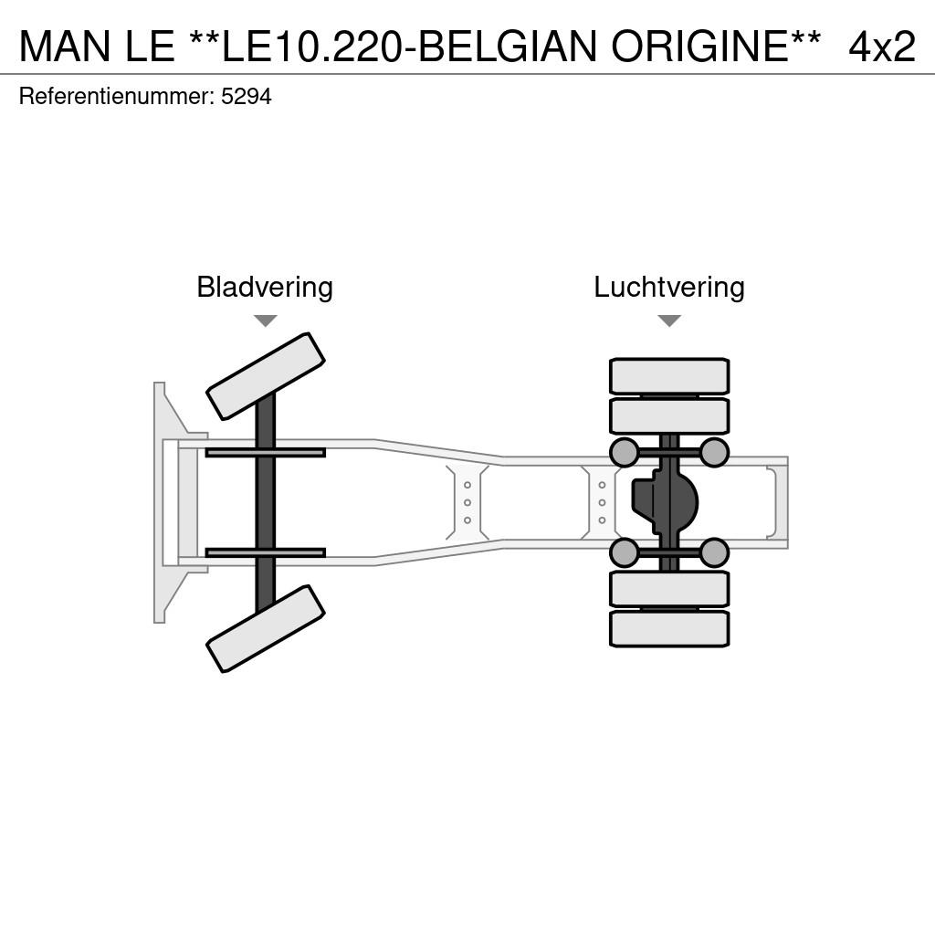 MAN LE **LE10.220-BELGIAN ORIGINE** وحدات الجر