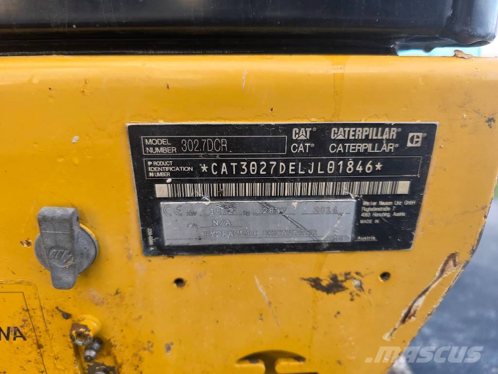 CAT 302.7 CR Mini excavators < 7t (Mini diggers)