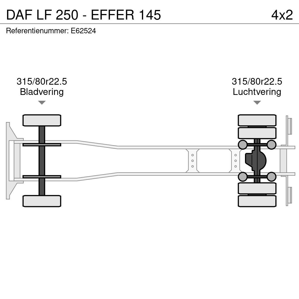 DAF LF 250 - EFFER 145 Φορτηγά Ανατροπή