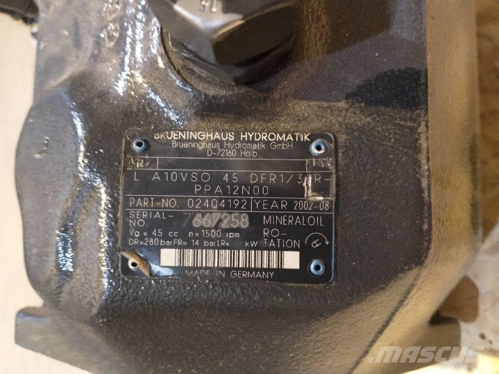Rexroth A10VSO45DFR1 Hydraulika