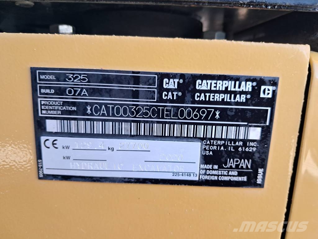 CAT 325 Telakaivukoneet