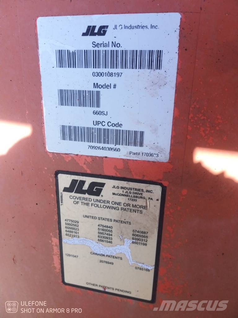JLG 660 SJ Plataformas de trabajo telescópica