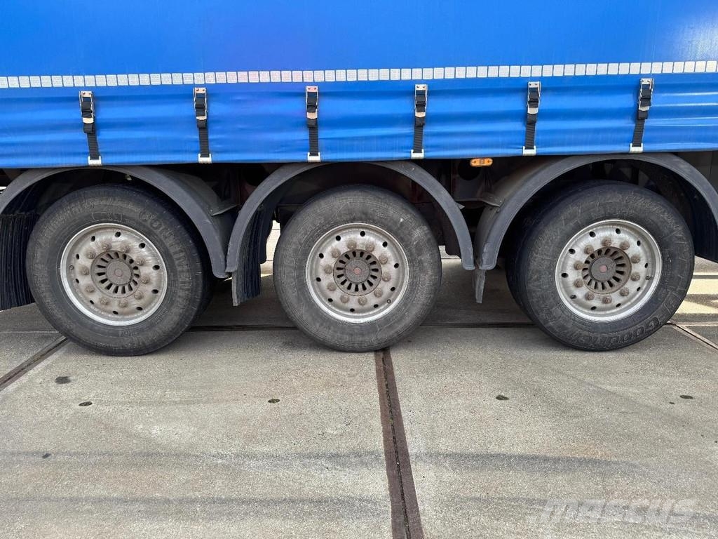Dinkel DSAPP 39000 3 AXLE SAF + SLIDING ROOF Curtainsider semi-trailers