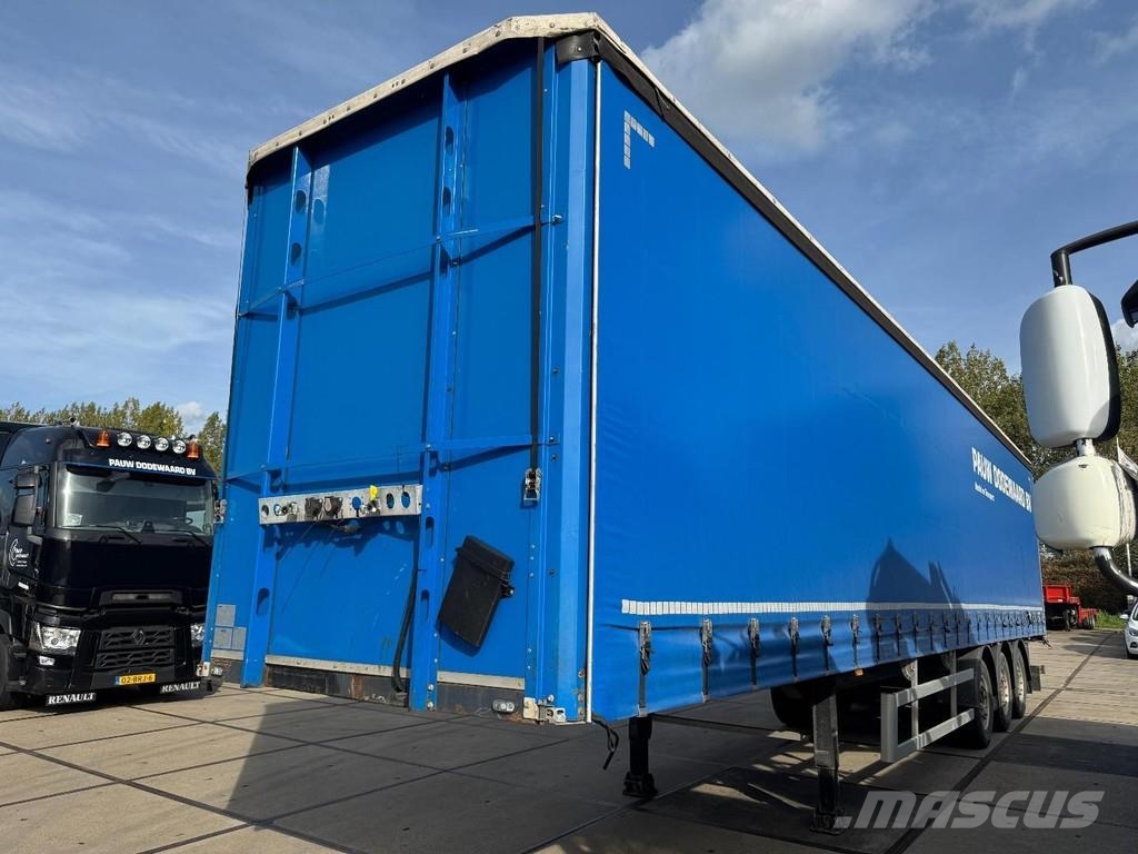 Dinkel DSAPP 39000 3 AXLE SAF + SLIDING ROOF Curtainsider semi-trailers