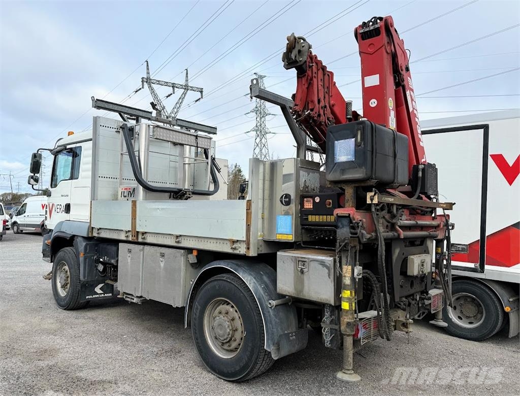 MAN TGM 13.250 4X4 Camiones grúa