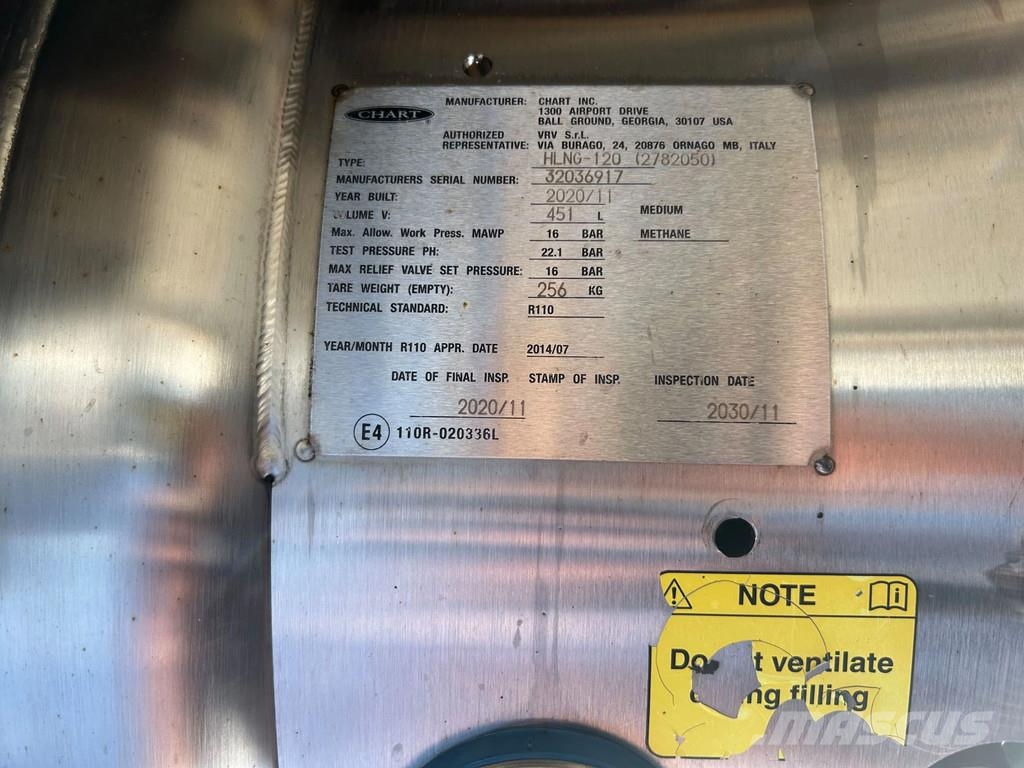 Scania LNG TANKS | TOP CONDITION | 2020 Brandstof-en toegevoegde tanks