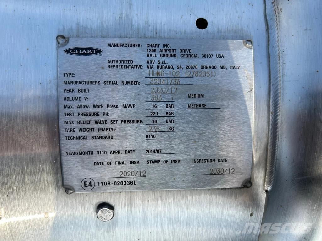 Scania LNG TANKS | TOP CONDITION | 2020 Brandstof-en toegevoegde tanks