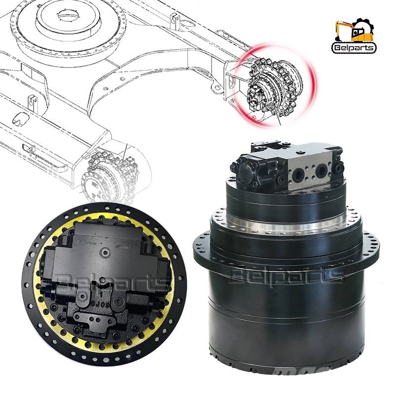 Doosan DH200-5 DX200-7 DH220-5 DH220-7 DH225 Final Drive Transmisiones