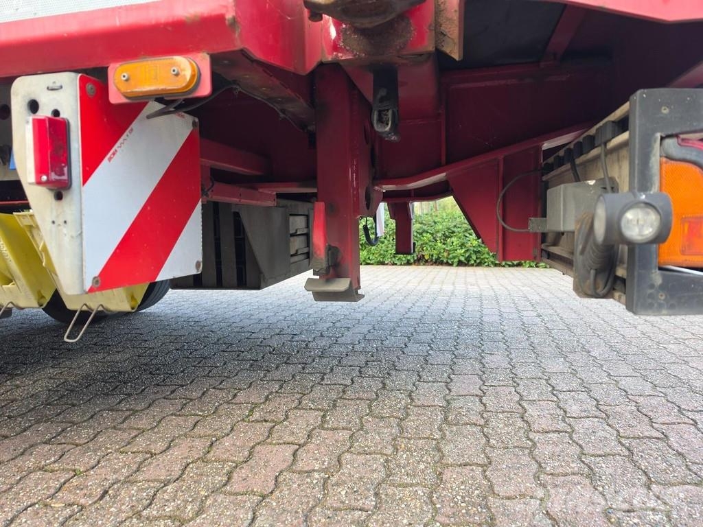 Nooteboom FELLECHNER MP22-S18 container trailer, with stakes Tieflader