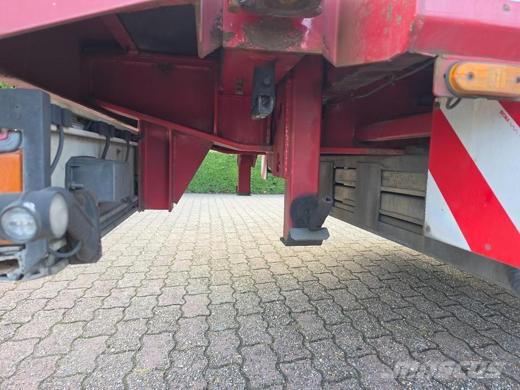 Nooteboom FELLECHNER MP22-S18 container trailer, with stakes Tieflader