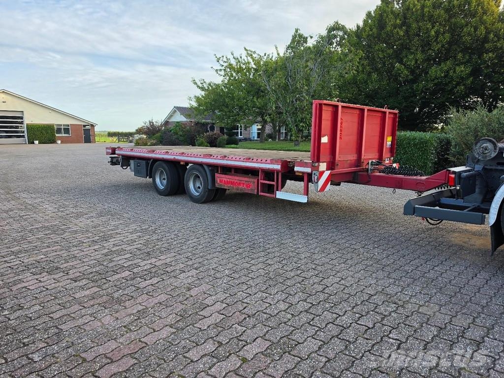 Nooteboom FELLECHNER MP22-S18 container trailer, with stakes Tieflader