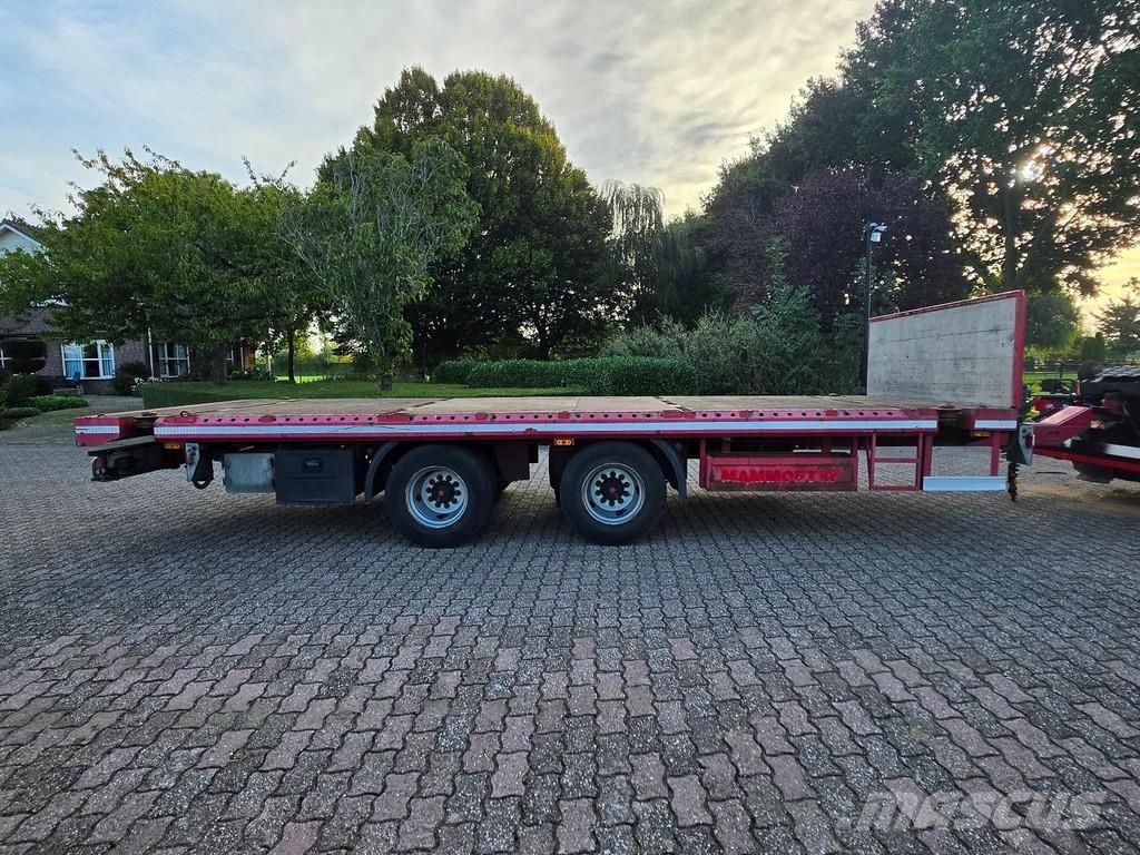 Nooteboom FELLECHNER MP22-S18 container trailer, with stakes Tieflader