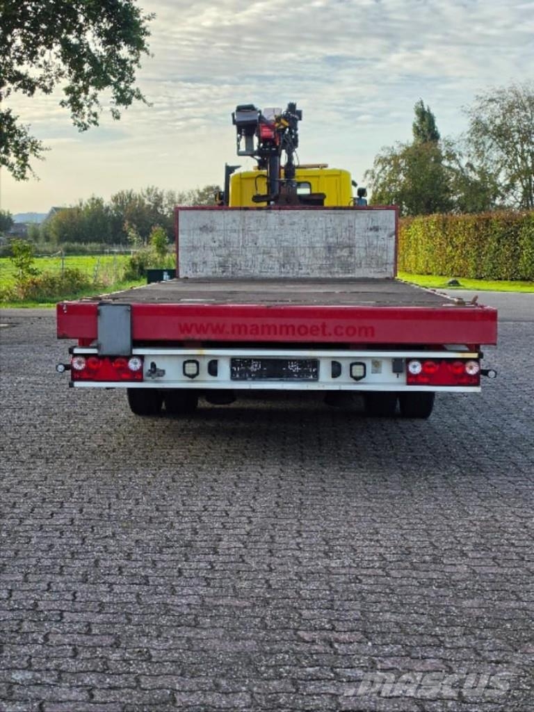 Nooteboom FELLECHNER MP22-S18 container trailer, with stakes Tieflader