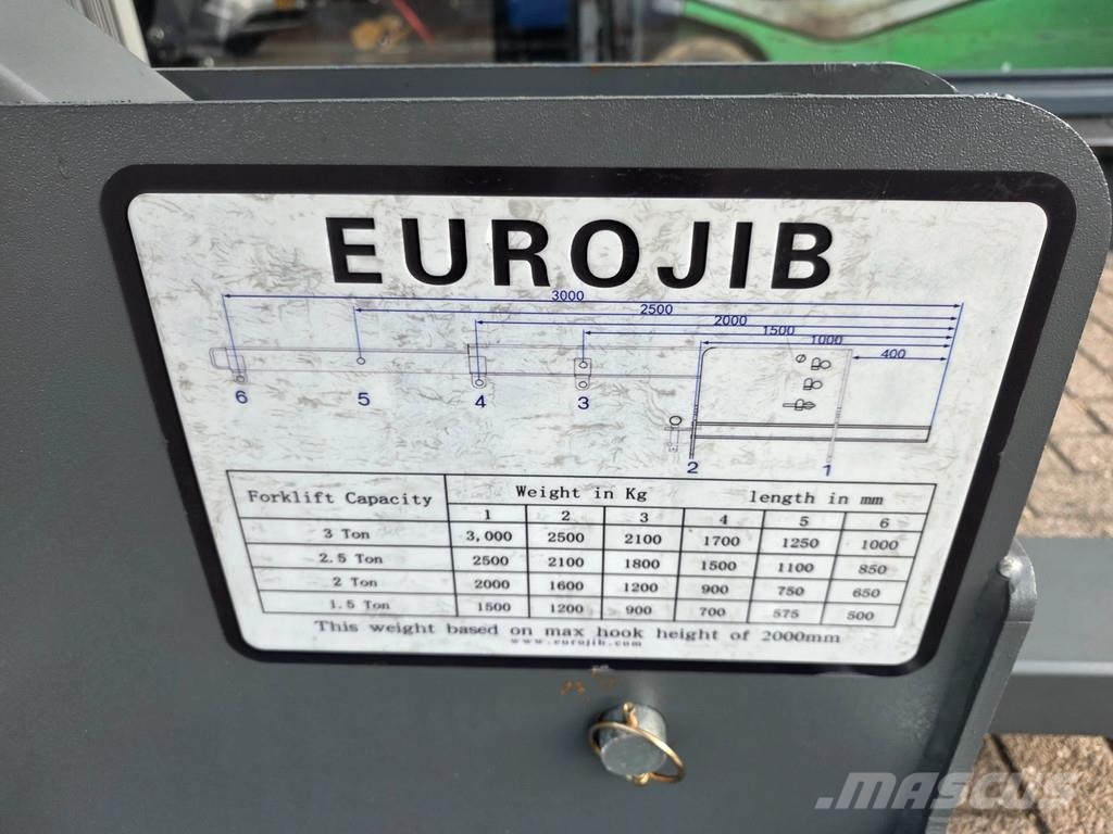 Beco Euro jib hijsjip kraanarm 3 tons heftruck loader Heftrucks overige