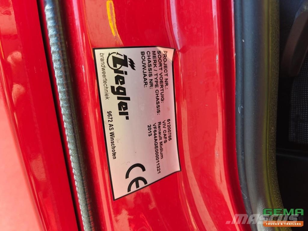 Renault MIDLUM 220.10 EXTRA LIGHT 4x2 Double Cab (6-seater Camiones de Bomberos