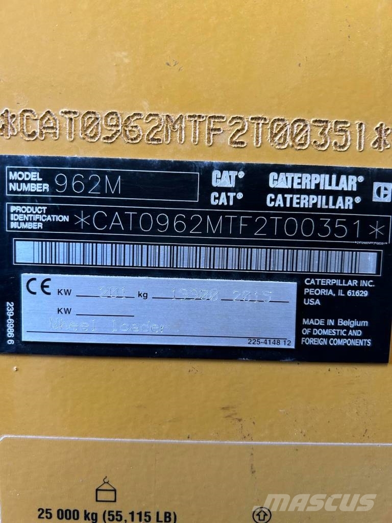 CAT 962 M Φορτωτές με λάστιχα (Τροχοφόροι)