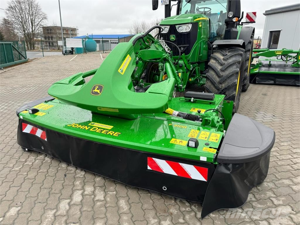 John Deere R990R + F310R Maaikneuzers