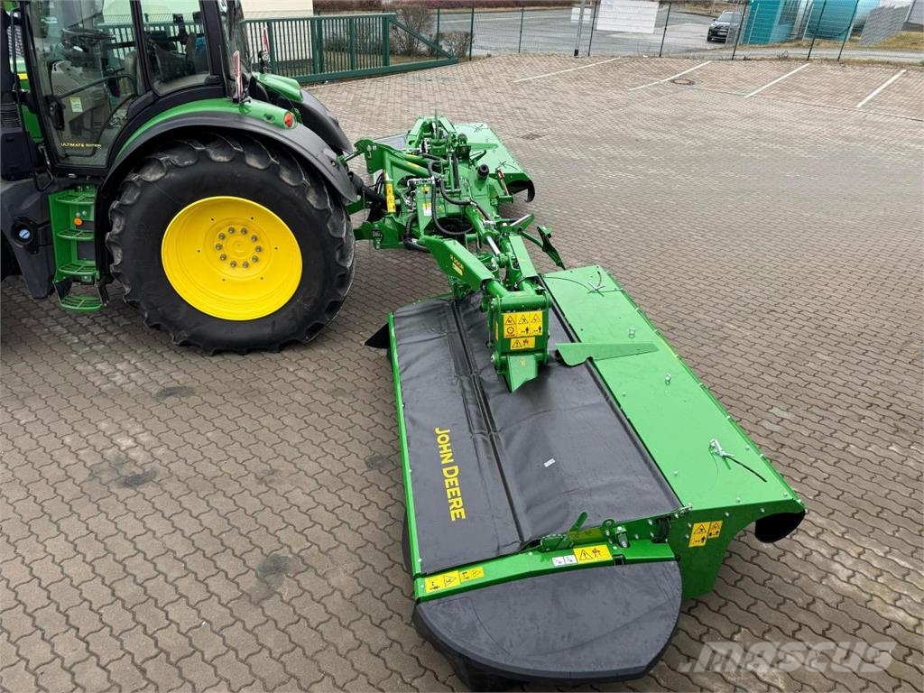 John Deere R990R + F310R Maaikneuzers