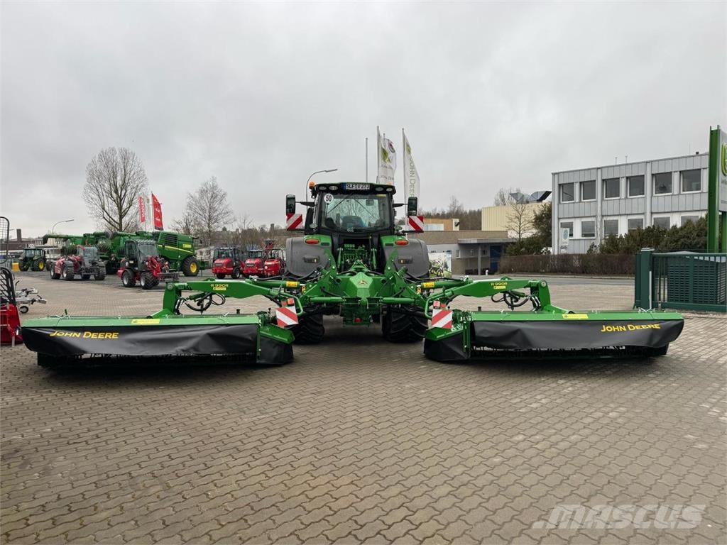 John Deere R990R + F310R Maaikneuzers