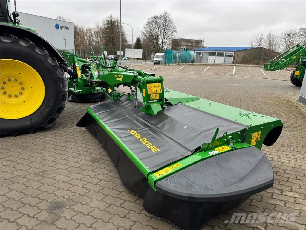 John Deere R990R + F310R Maaikneuzers