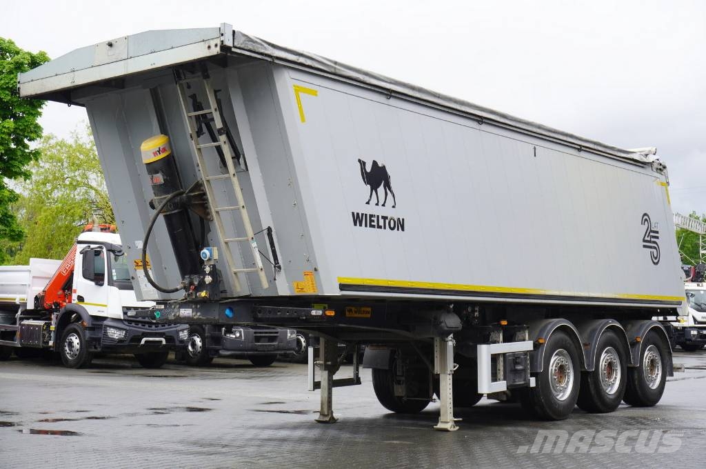 Wielton NW-3 / weight 6.2 t / capacity 38m3 / 30 units Kiper poluprikolice
