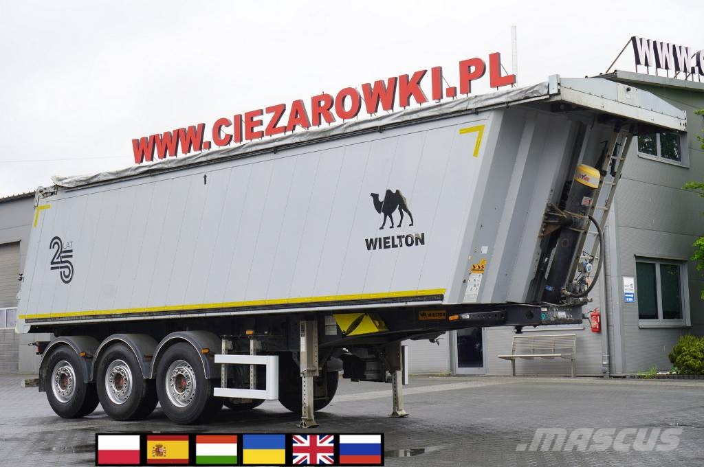 Wielton NW-3 / weight 6.2 t / capacity 38m3 / 30 units Kiper poluprikolice