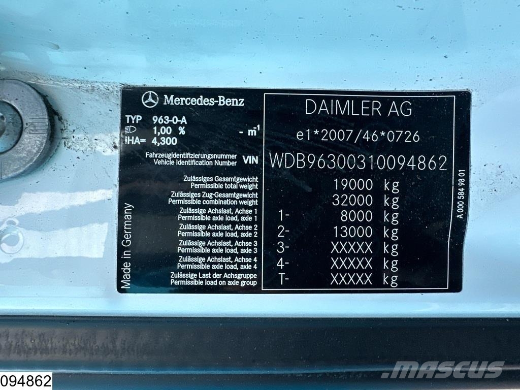 Mercedes-Benz Antos 1827 EURO 6, Anteo Furgons