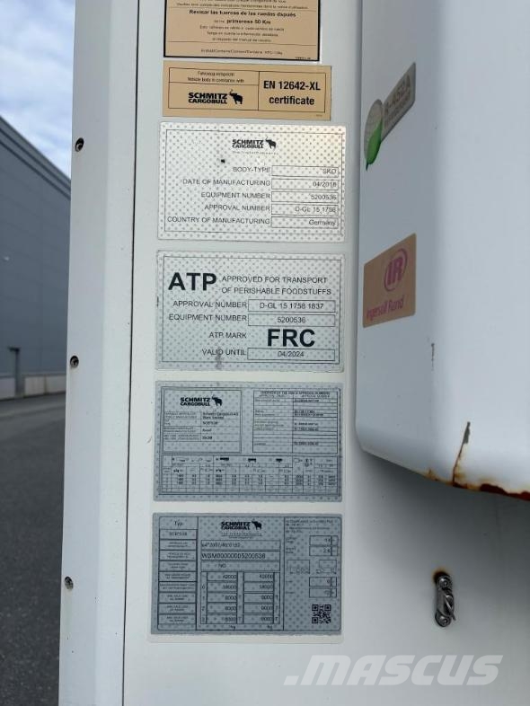Schmitz Cargobull Trailer Reefer Double Stock Straight Semirremolques isotermos/frigoríficos