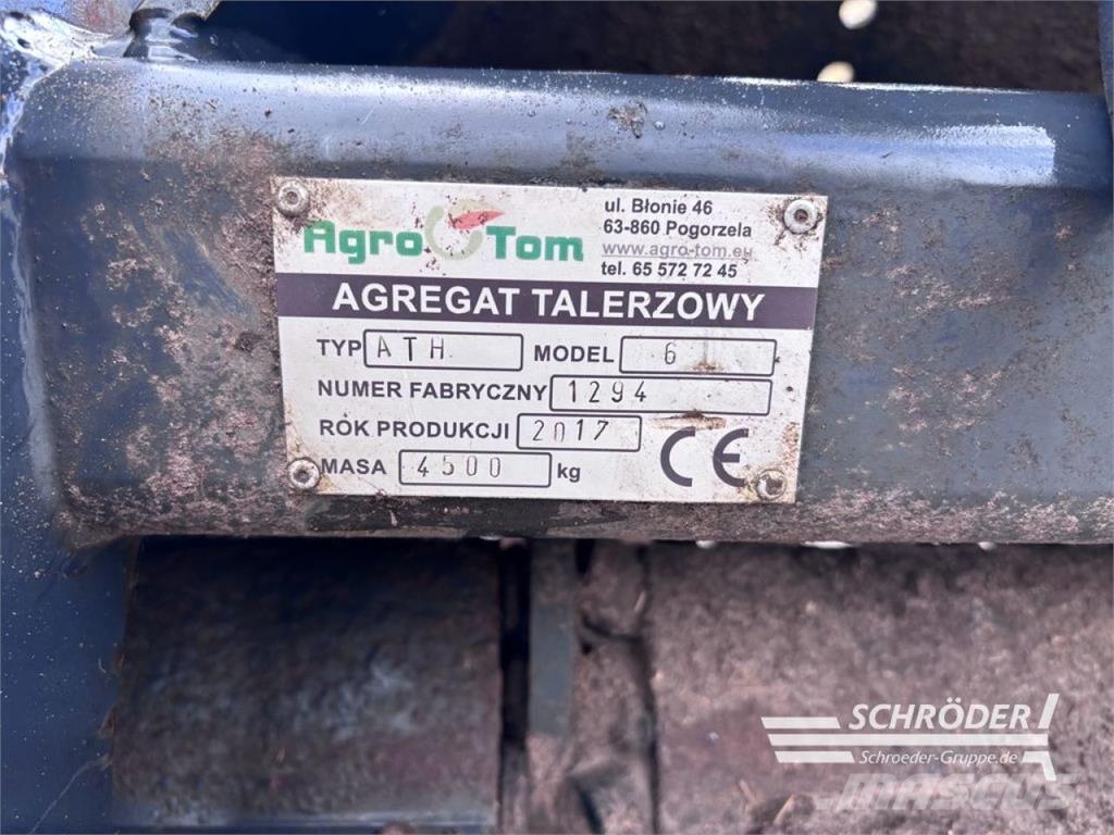 Agro-Tom ATH 6.0 | 6 METER زحافات ساحقة
