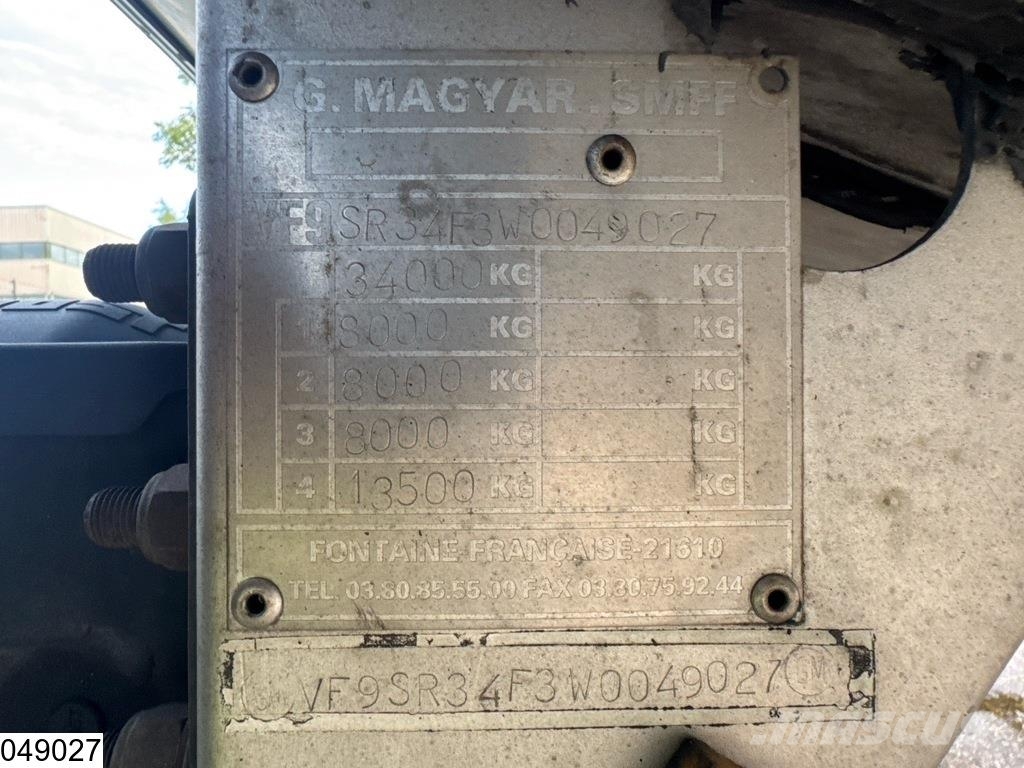 Magyar Chemie Magyar 34.000 L, 1 Comp Polprikolice cisterne