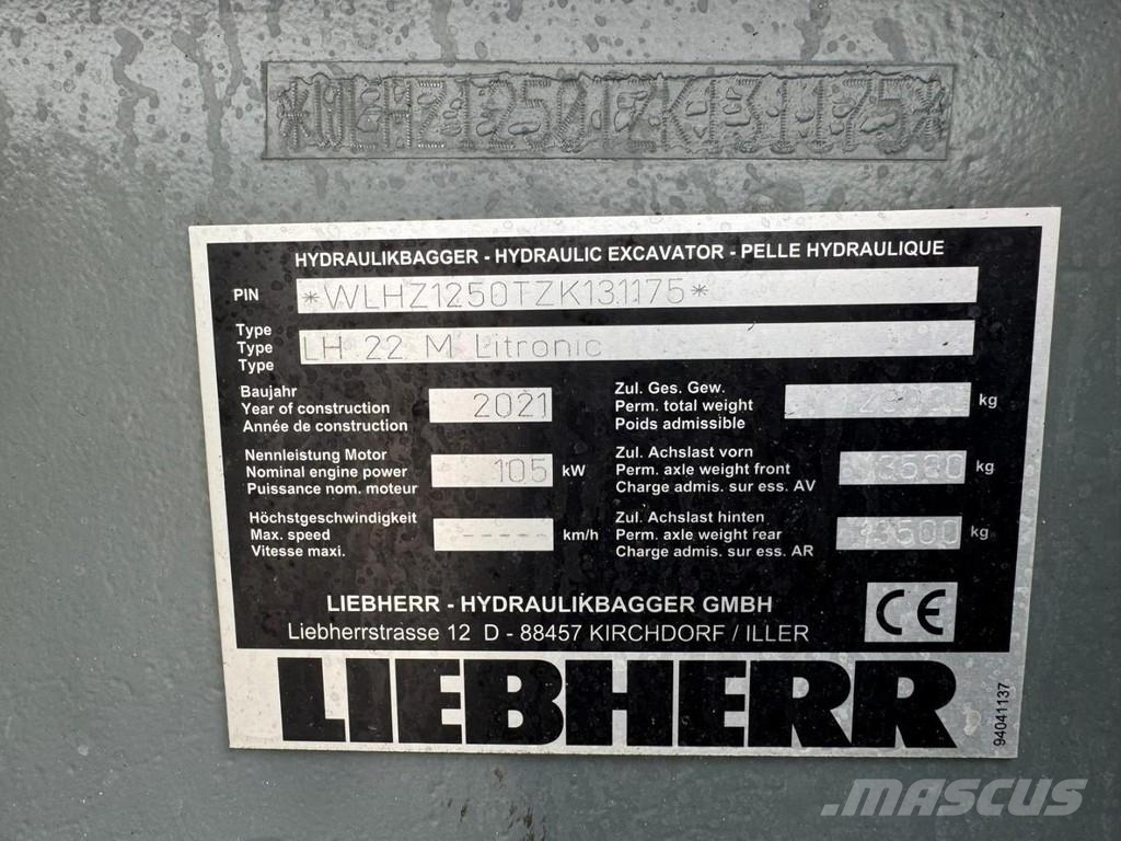Liebherr LH 22 M Hulladékkezelő gépek