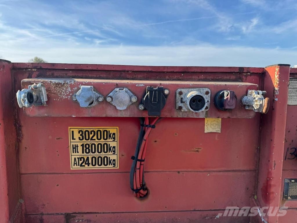 Broshuis 3AOU-48 3 AXLE - SAF - EXTENDABLE نصف مقطورات مسطحة / مفصلية الجوانب