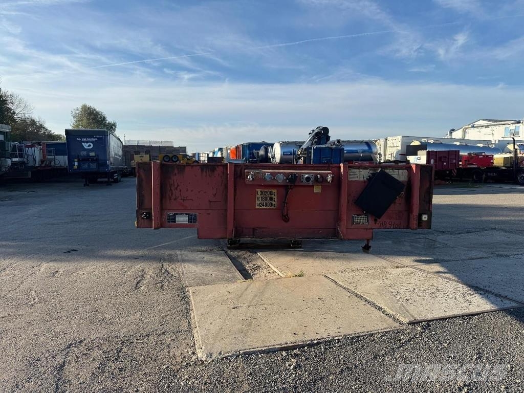 Broshuis 3AOU-48 3 AXLE - SAF - EXTENDABLE نصف مقطورات مسطحة / مفصلية الجوانب