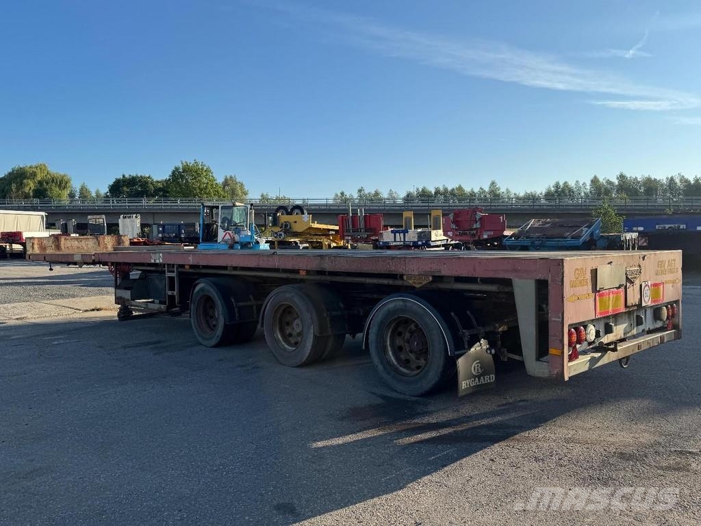 Broshuis 3AOU-48 3 AXLE - SAF - EXTENDABLE نصف مقطورات مسطحة / مفصلية الجوانب