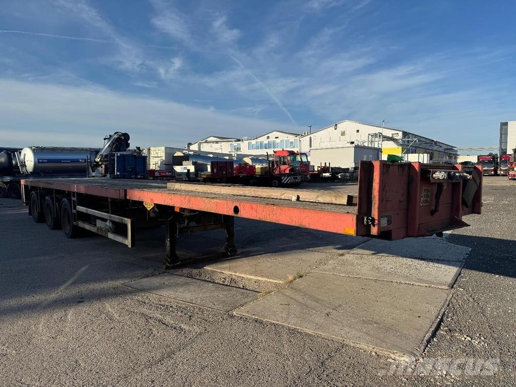 Broshuis 3AOU-48 3 AXLE - SAF - EXTENDABLE نصف مقطورات مسطحة / مفصلية الجوانب