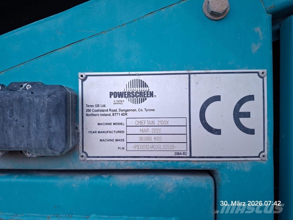 PowerScreen Chieftain 2100 X Mobilna sita