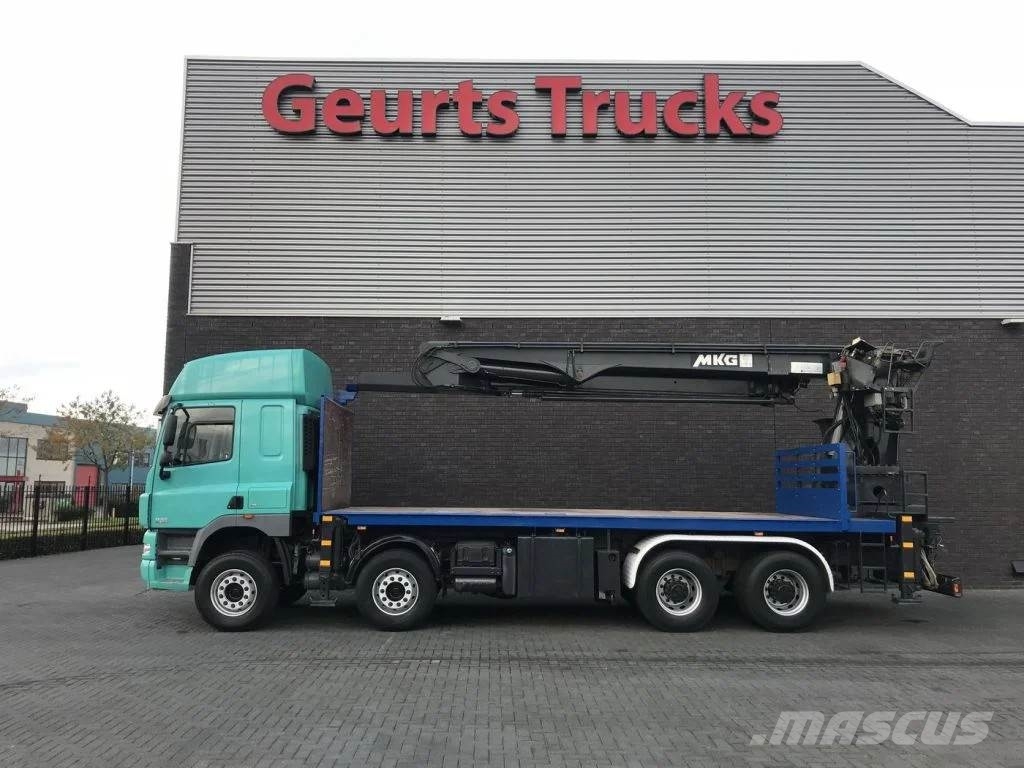 DAF CF 460 8X4 + MKG HMK 401/kran/kraan/Montagekran/ クレーントラック、ユニック車
