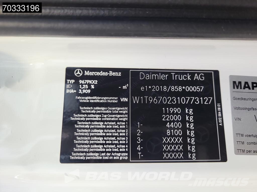 Mercedes-Benz Atego 1218 4X2 12tonner LOW Mileage! BDF + box Cru Chariots à câble démontable